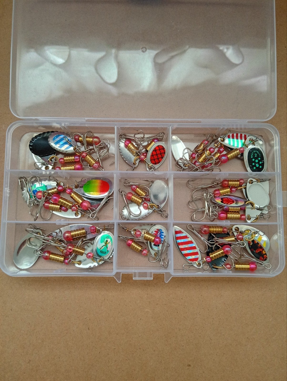 30 stuks spinners elk met een gewicht van 3 gram, Verzenden, Nieuw, Kunstaas