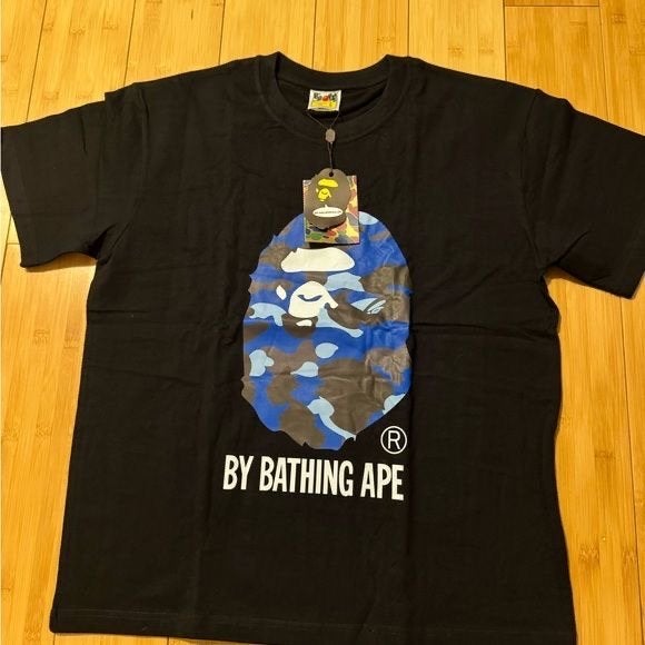 Bape T-shirt Maat M in goede staat, Ophalen of Verzenden, Zo goed als nieuw, Maat 48/50 (M), Zwart