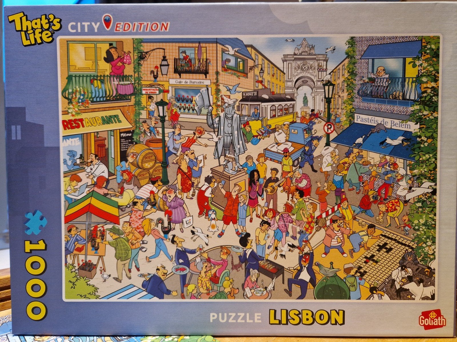 Mooie THATS LIFE puzzel LISSABON van 1000sts, Ophalen of Verzenden, 500 t/m 1500 stukjes, Zo goed als nieuw, Legpuzzel