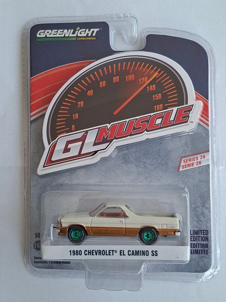 1980 Chevrolet El Camino SS van Greenlight 1/64 Chase, Ophalen of Verzenden, Nieuw, Auto