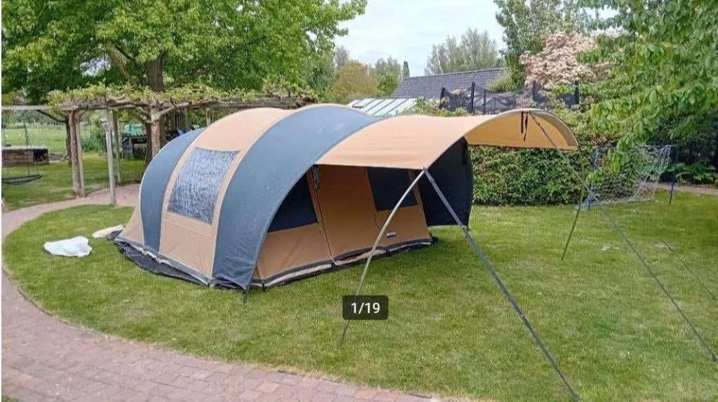 Cabanon tunnel tent, Ophalen, Gebruikt, Tot en met 5