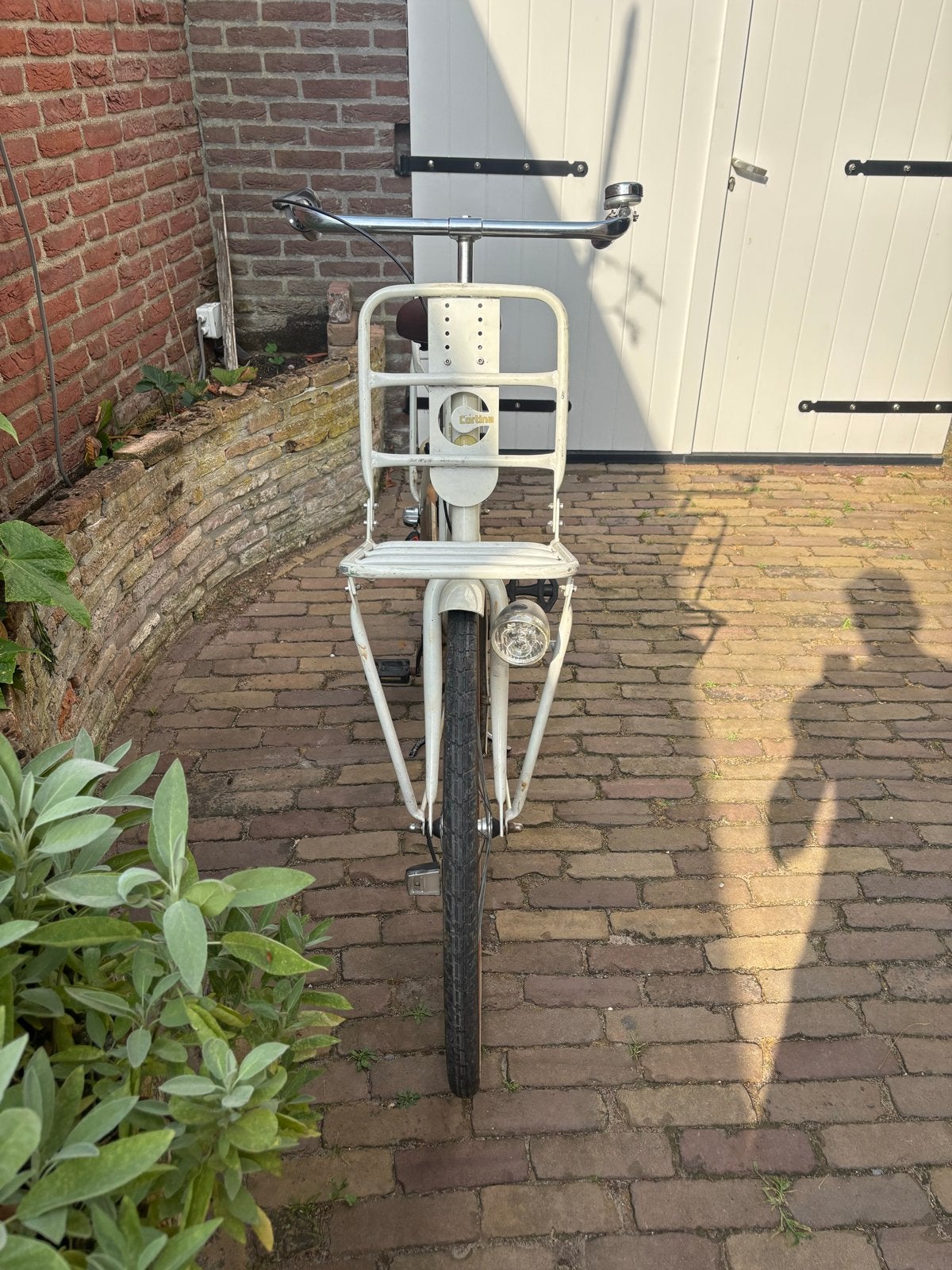 Cortina Meiden Fiets - Wit 50 cm frame, Terugtraprem, 50 tot 53 cm, Ophalen, Overige merken