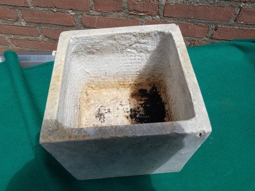 -	Bloempot betonlook, keramisch, Tuin en Terras, Bloempotten, Ophalen of Verzenden, 'T Olde Gre-j, Info@toldegrej.nl, Endepoelstraat 20f Didam
