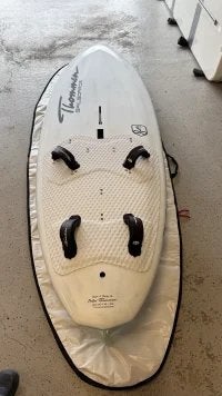 GEZOCHT - Thommen Glide 165 Windsurfplank, Met voetbanden, Gebruikt, Minder dan 250 cm, Plank