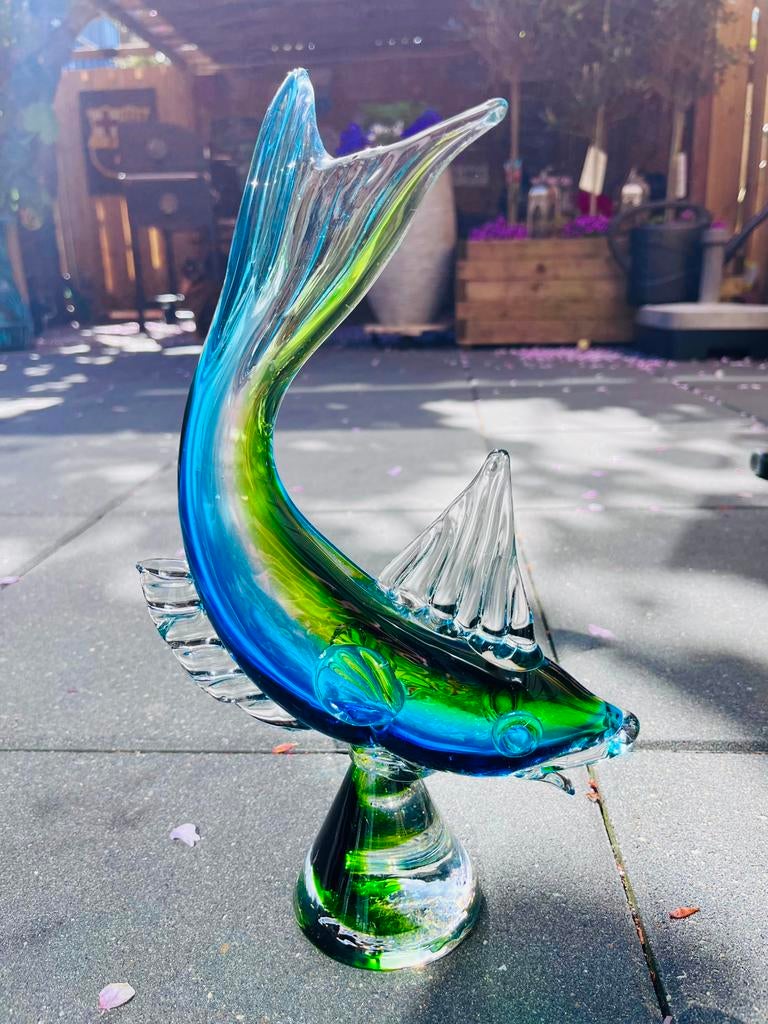 Grote Murano vis / fish, Antiek en Kunst, Ophalen of Verzenden