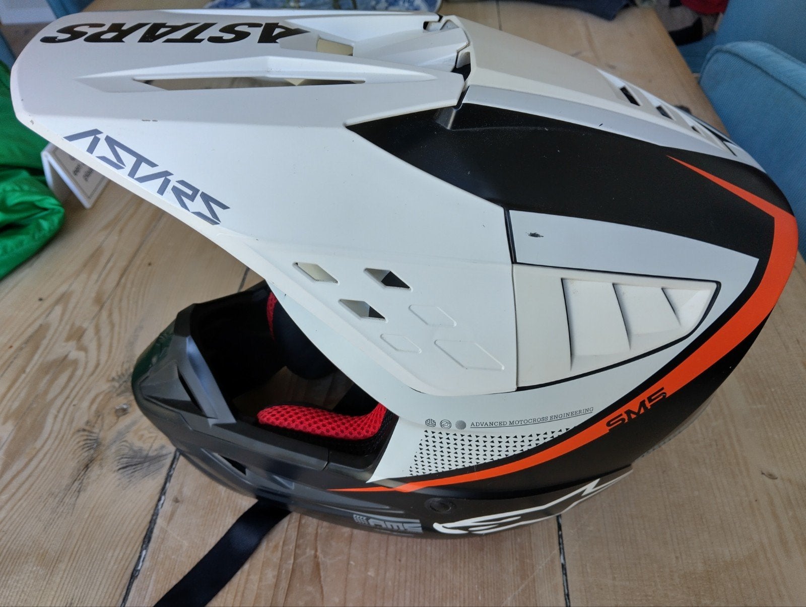Alpinestars SM5 Crosshelm - Nieuwstaat - Maat S, Motoren, Kleding | Motorhelmen, Overige merken, Ophalen of Verzenden, Nieuw zonder kaartje