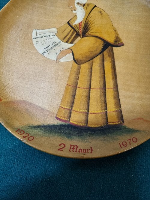 wandbord van hout met datum en naam, Ophalen of Verzenden, 'T Olde Gre-j, Info@toldegrej.nl, Endepoelstraat 20f Didam