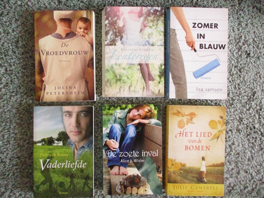 Deborah Raney, De vroedvrouw 5 x christelijke romans, Boeken, Ophalen of Verzenden, Gelezen