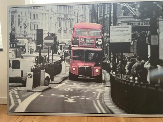 Dubbeldekker in LONDEN poster. Groot formaat., Ophalen, A1 t/m A3