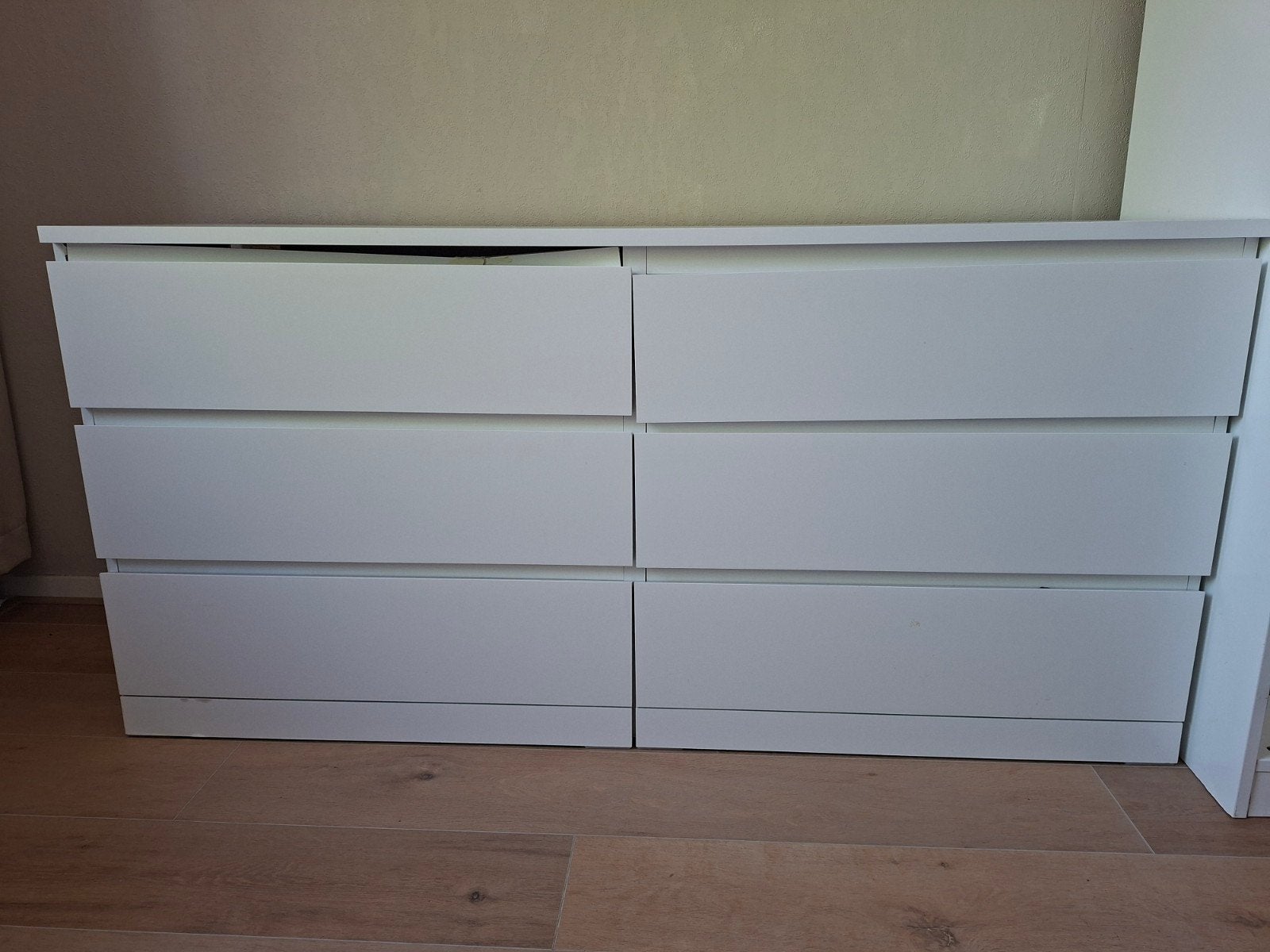 IKEA malm ladekast, wit, Ophalen, Kunststof, 100 tot 150 cm, 5 laden of meer
