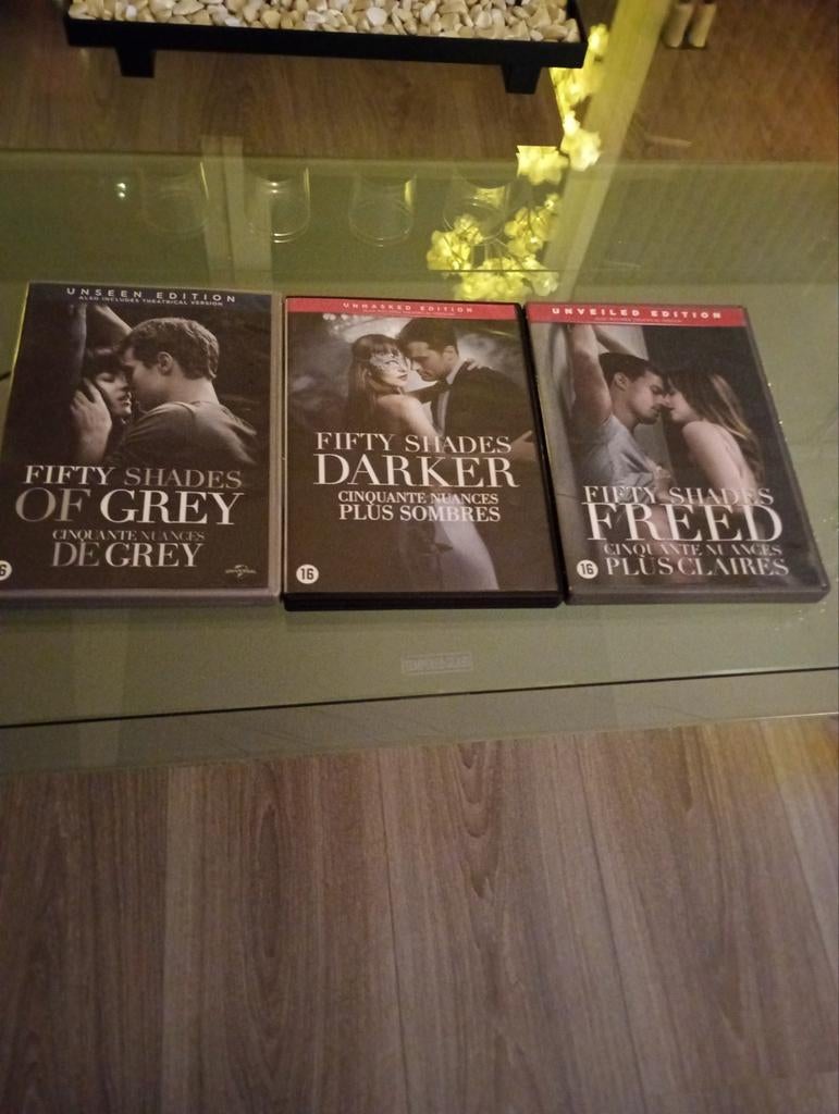 Fifty Shades trilogie DVD's, Cd's en Dvd's, Dvd's | Drama, Vanaf 16 jaar, Ophalen, Gebruikt, Boxset