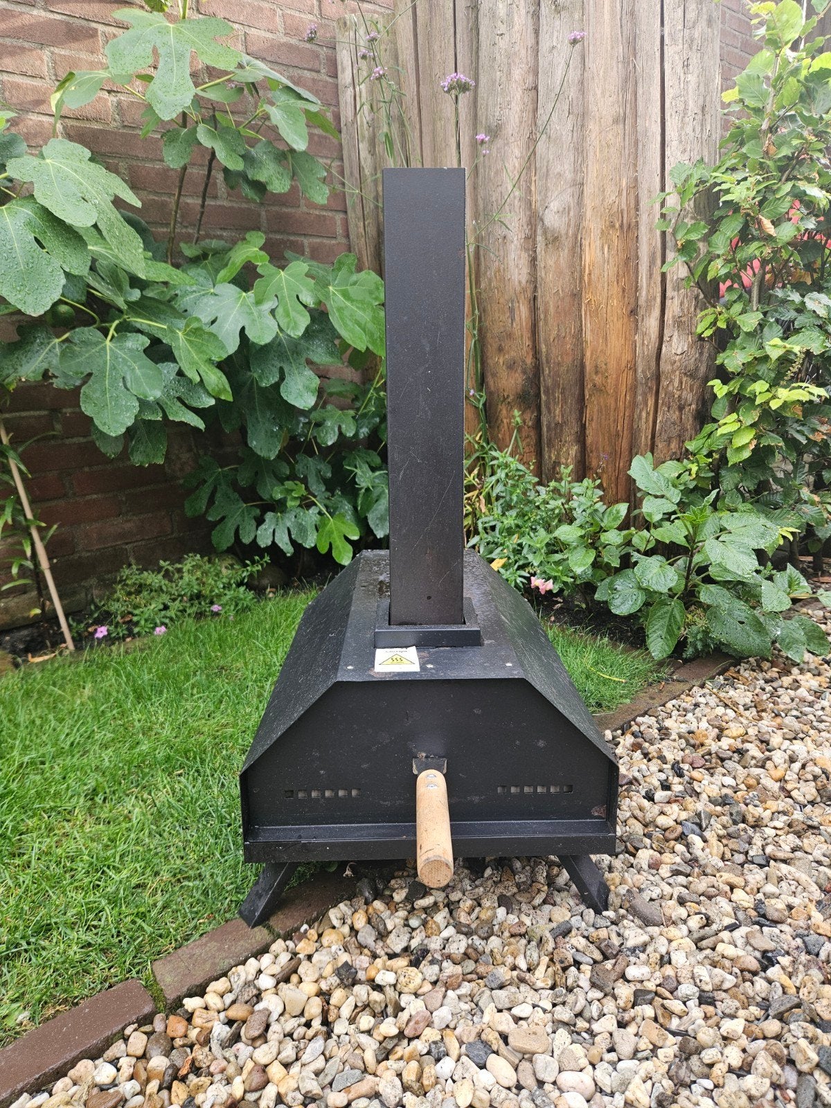 pizza oven houtgestookt, Ophalen, Gebruikt