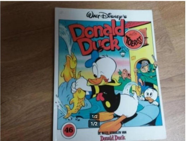Donald Duck, "Als Toerist", nummer 46, Eén stripboek, Ophalen of Verzenden, Zo goed als nieuw