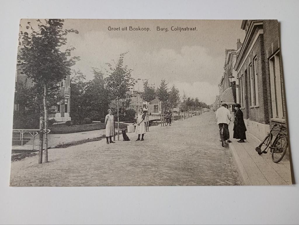 Boskoop Burgemeester Colijnstraat 1930, Ophalen of Verzenden, 1920 tot 1940, Gelopen, Zuid-Holland