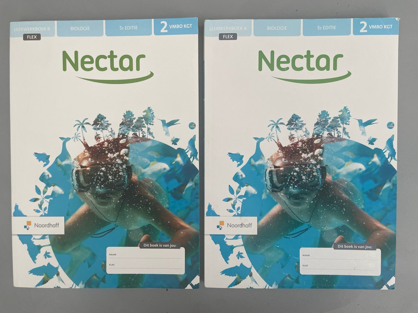 Nectar Biologie 5e editie vmbo-kgt 2 FLEX leerwerkboek, Ophalen of Verzenden, Zo goed als nieuw, VMBO, Biologie