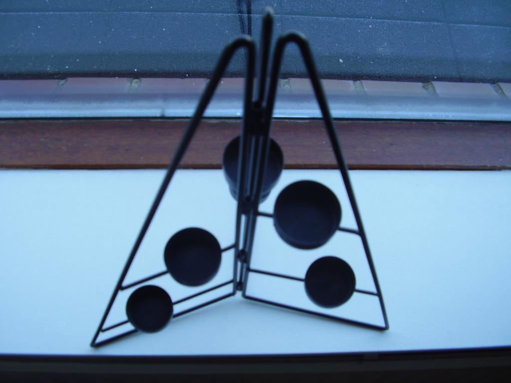 waxinelicht waxine kerstboom kaars kandelaar lichtstandaard, 25 tot 50 cm, Zwart, Nieuw, Ophalen of Verzenden