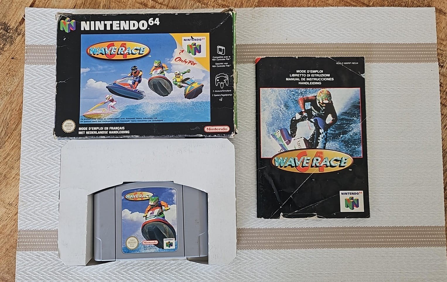 Wave Race 64 Nintendo 64 (N64) Compleet met doos en boekje, Gebruikt, Racen en Vliegen, 2 spelers, Ophalen of Verzenden