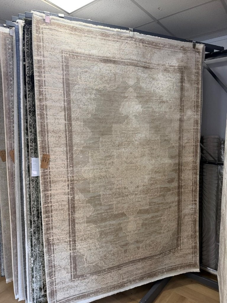 Vloerkleed 160x230cm, Ophalen, Blauw, 150 tot 200 cm, Rechthoekig