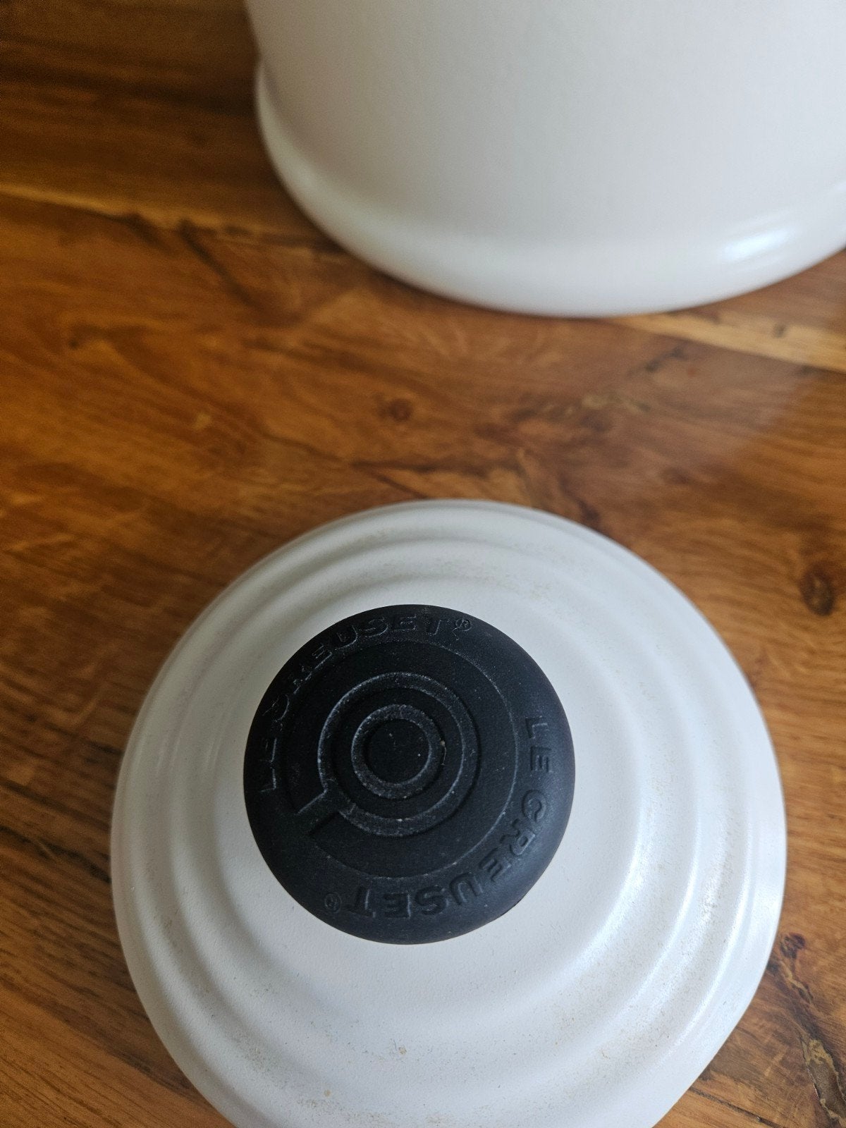 le creuset fluitketel, Le Creuset, Ophalen of Verzenden, Zo goed als nieuw, Geschikt voor inductie