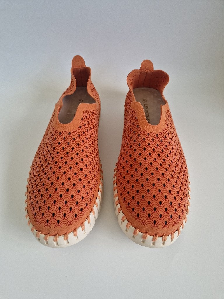 Ilse Jacobsen Tulip instappers maat 41 in zalm/oranje, Nijmegen, Instappers, Verhip-vintage.nl, Nieuw
