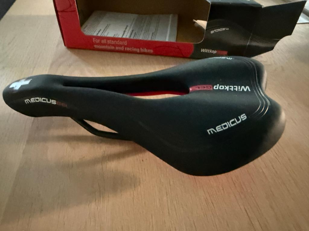 Wittkop Medicus Gel Zadel voor Mountainbike en Racefiets, Fietsen en Brommers, Fietsonderdelen, Ophalen of Verzenden, Zadel, Mountainbike