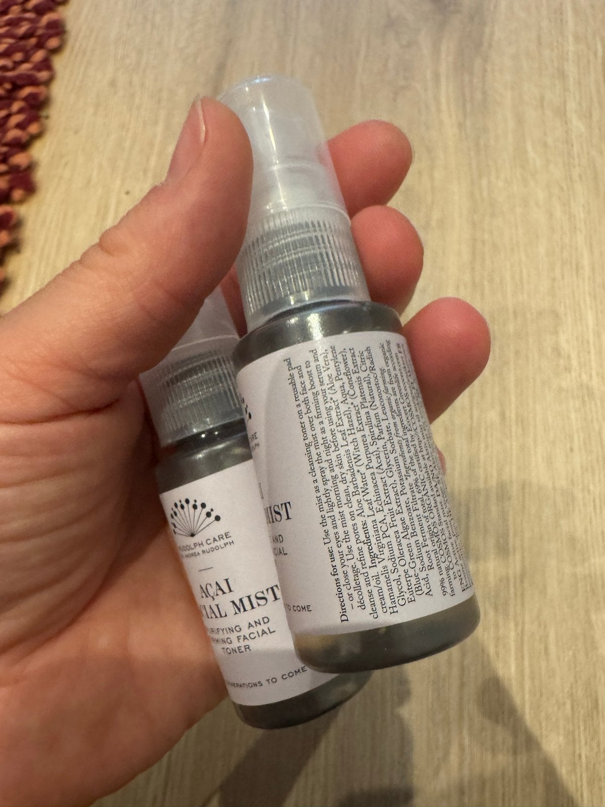 Rudolph Care Acai Facial Mist - 2x 30ml, Ophalen of Verzenden, Nieuw, Gehele gezicht, Verzorging