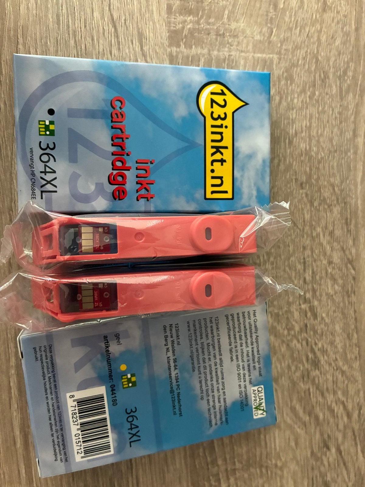 HP364XL -4 losse kleuren inkt voor HP printer, Ophalen of Verzenden, Nieuw, Cartridge