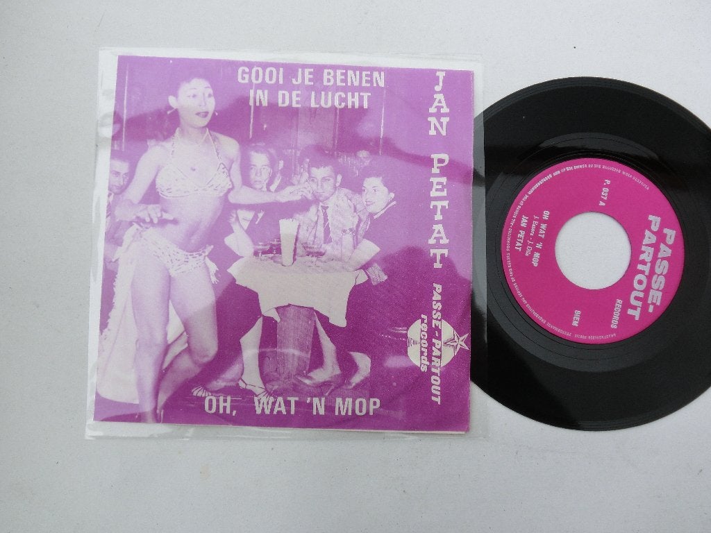 Jan Petat Gooi je benen in de lucht/oh wat 'n mop, Ophalen of Verzenden, Zo goed als nieuw, 7 inch, Nederlandstalig