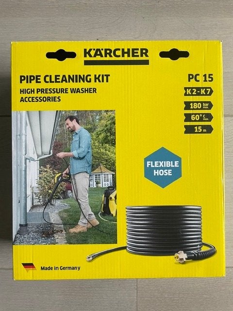 Karcher 2.637-767.0  Rioolslang 15 meter  NIEUW, Verzenden, Nieuw, Overige typen