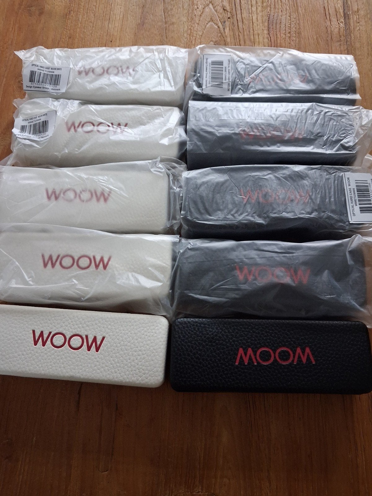 10x WOOW Brillenkoker - Origineel, Nieuw en Ongebruikt, Verzenden, Nieuw, Zwart, Overige merken