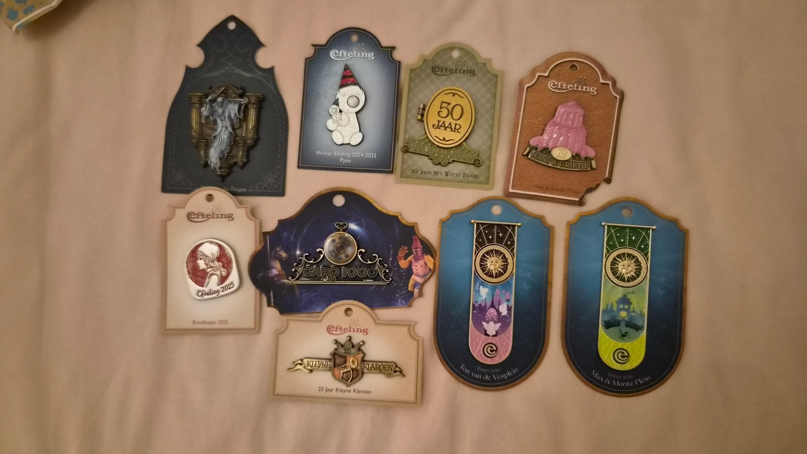 Mooie efteling pins, Verzamelen, Verzenden, Zo goed als nieuw, Embleem, Speld of Insigne