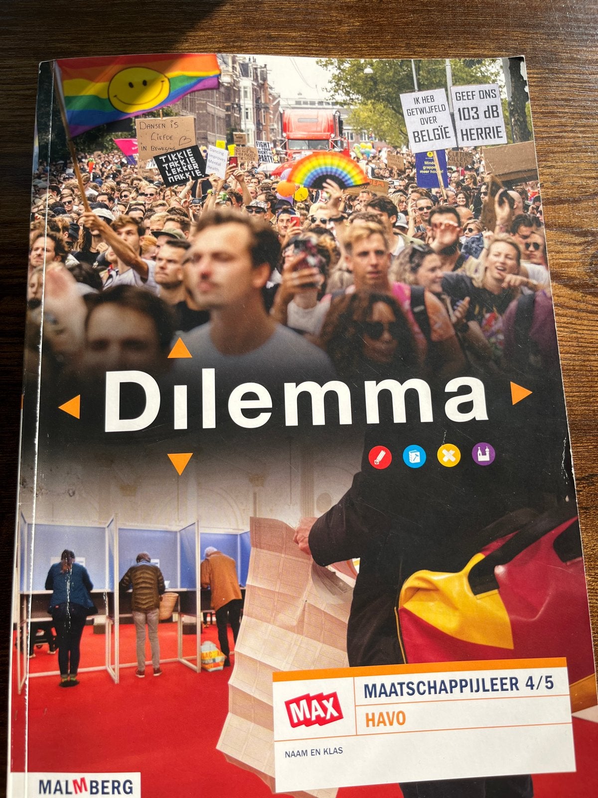 Dilemma Maatschappijleer 4/5 HAVO - Malmberg, Boeken, Ophalen of Verzenden, Gamma, Zo goed als nieuw, HBO