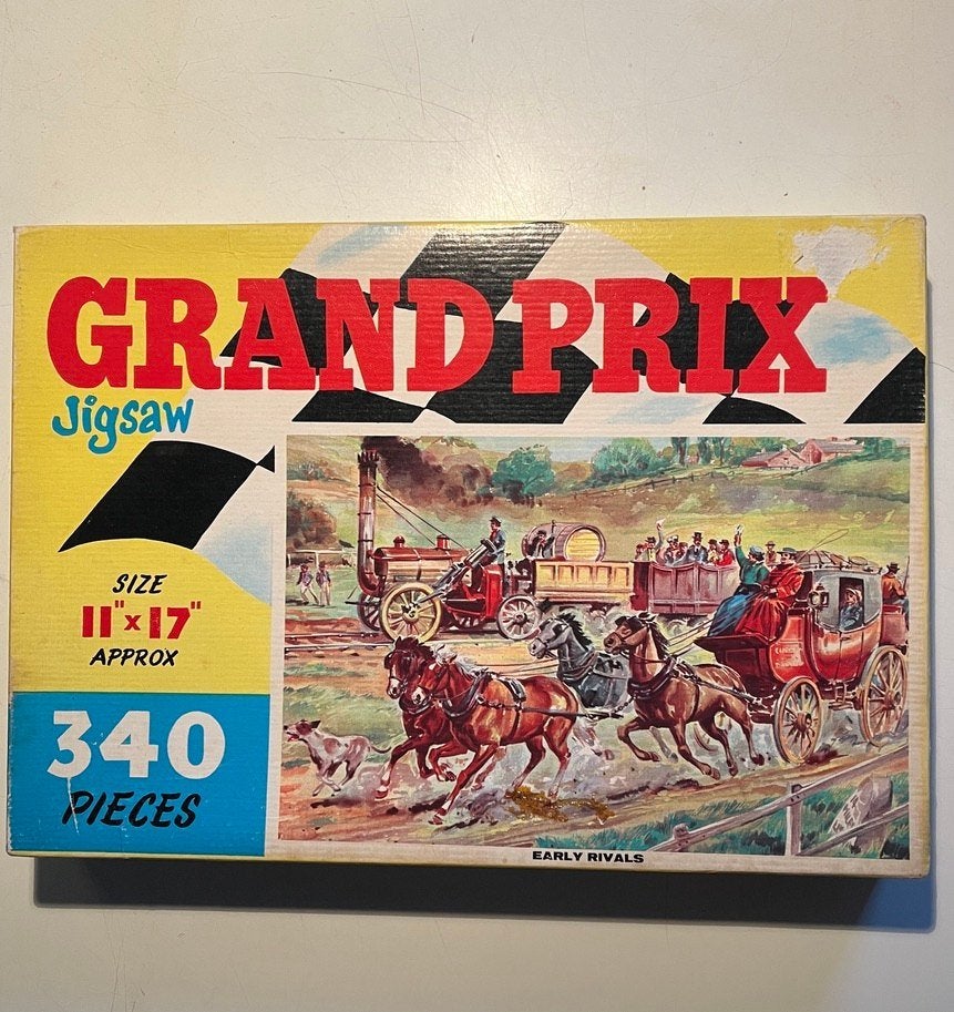 Oude legpuzzel Early Rivals, Ophalen of Verzenden, Minder dan 500 stukjes, Gebruikt