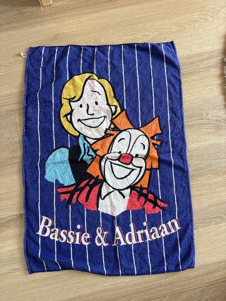 Bassie en Adriaan handdoek, Ophalen of Verzenden, Gebruikt