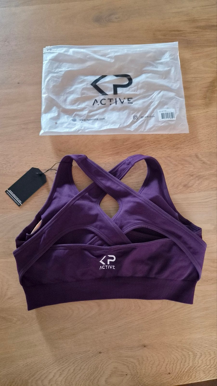 KP Active Performance Bra Deep Purple Nieuw met kaartje, Kleding | Dames, Sportkleding, KP Active, Paars, Maat 42/44 (L), Nieuw