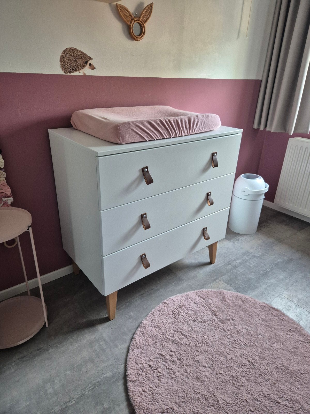 Complete babykamer: commode, kast + ledikant, Kinderen en Baby's, Ophalen, Gebruikt, Jongetje of Meisje