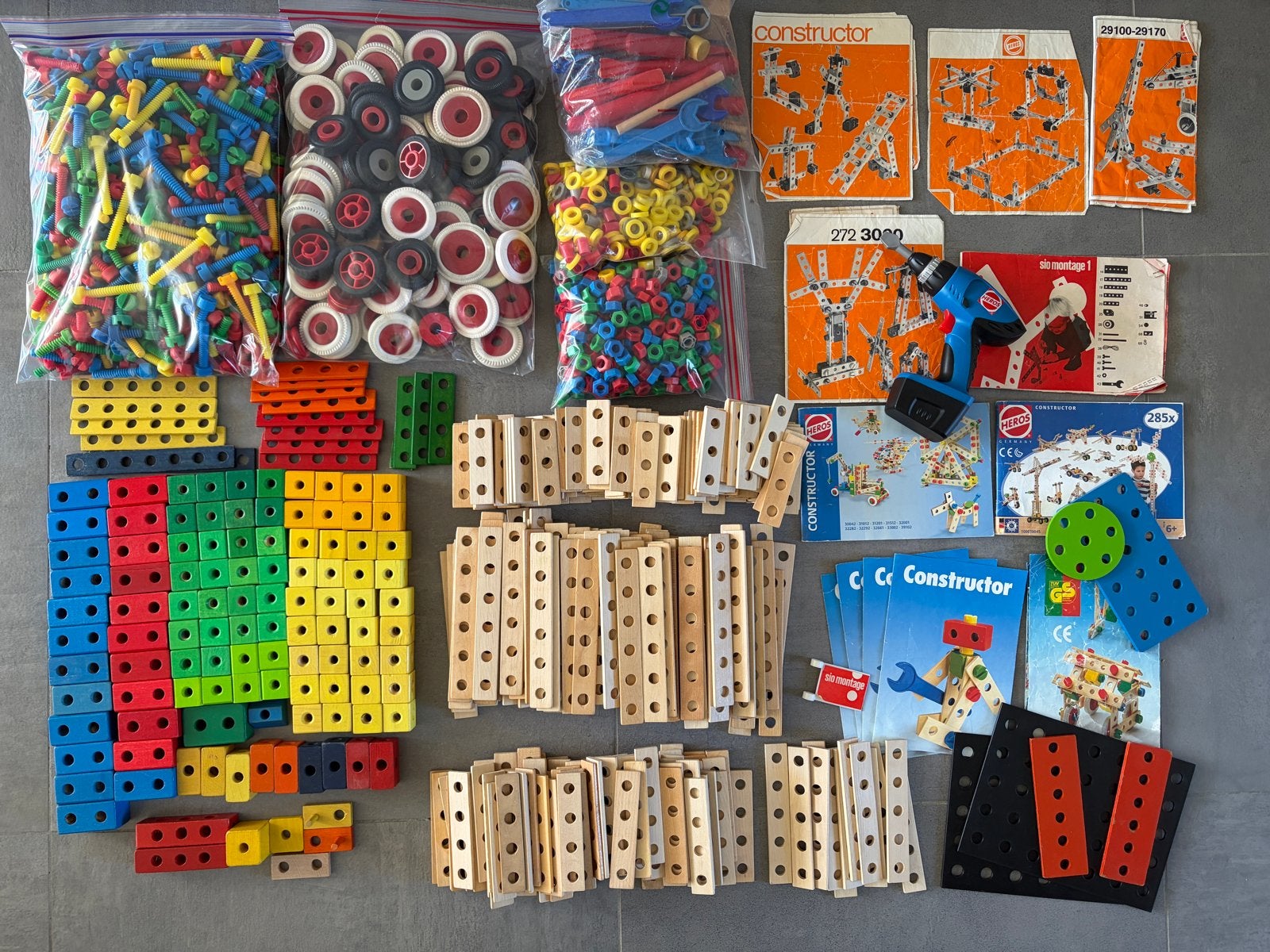 Grote Bouwset - Heros Constructor Sio Montage  (12,5kg), Ophalen of Verzenden, Gebruikt, Overige merken
