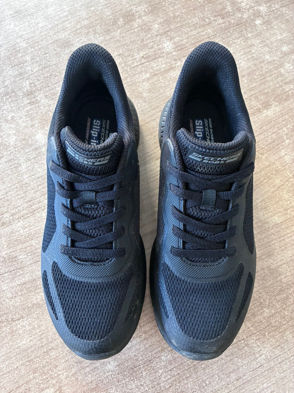 Slip ins zwarte skechers maat 38, Ophalen of Verzenden, Zo goed als nieuw, Meisje, Schoenen
