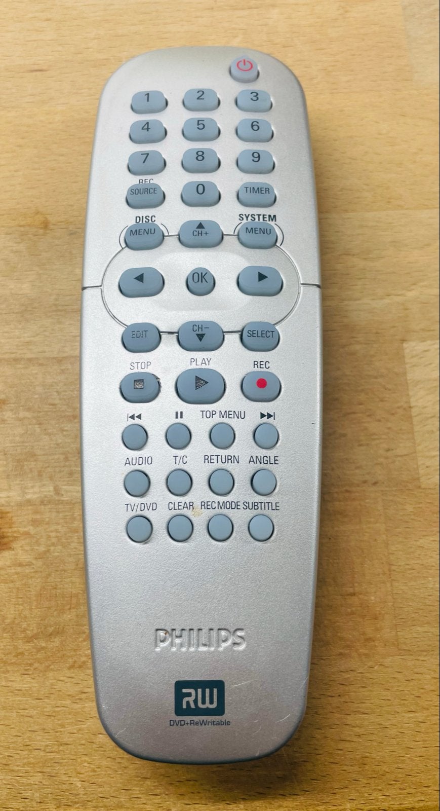 Philips DVD Afstandsbediening - Origineel, Ophalen of Verzenden, Zo goed als nieuw, Origineel, Dvd