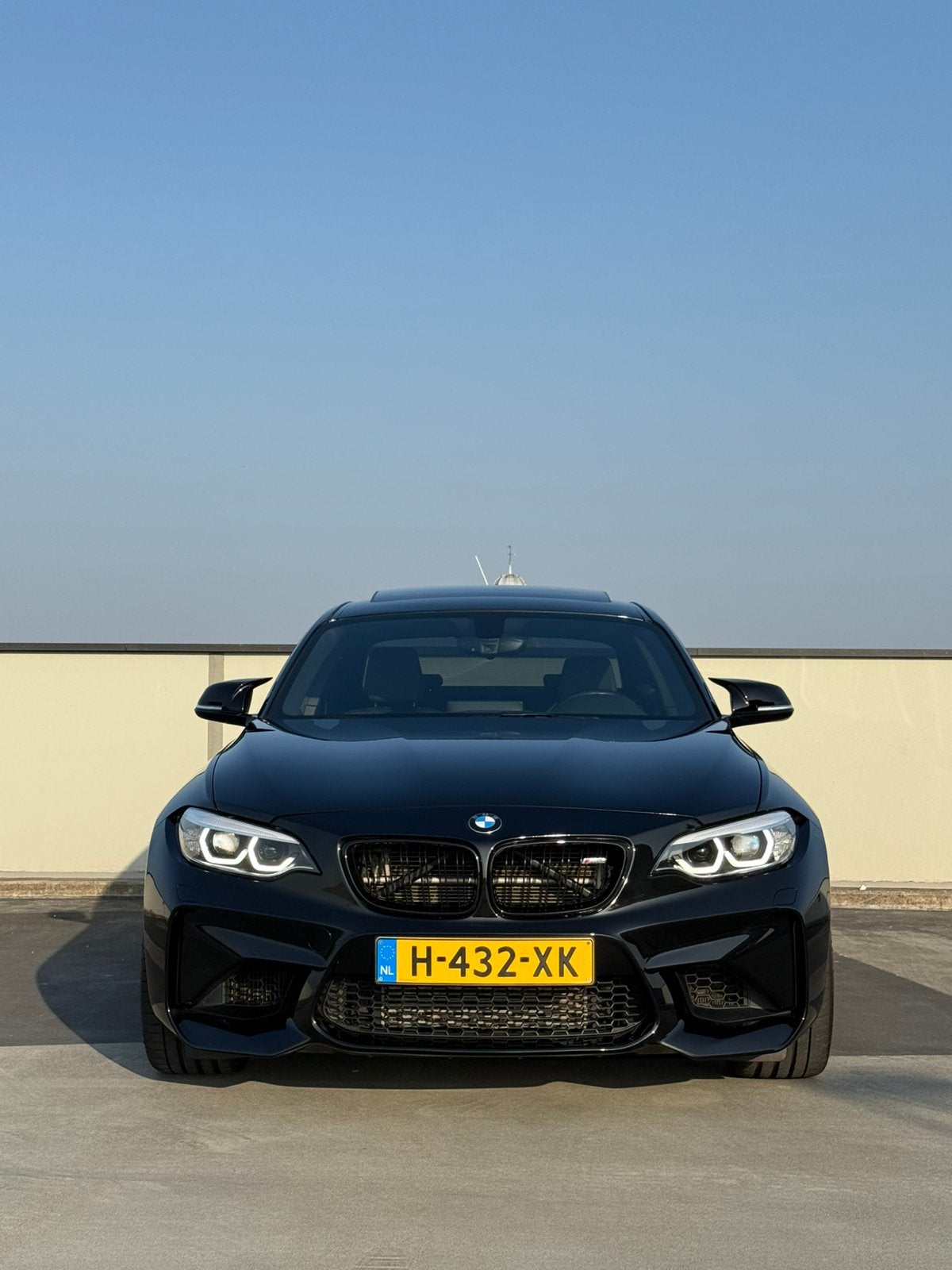 BMW 2-Serie M2 F87 DCT LCI SCHUIFDAK/H&K/ADAPTIVE LED/N55, Achterwielaandrijving, 4 stoelen, Zwart, Leder