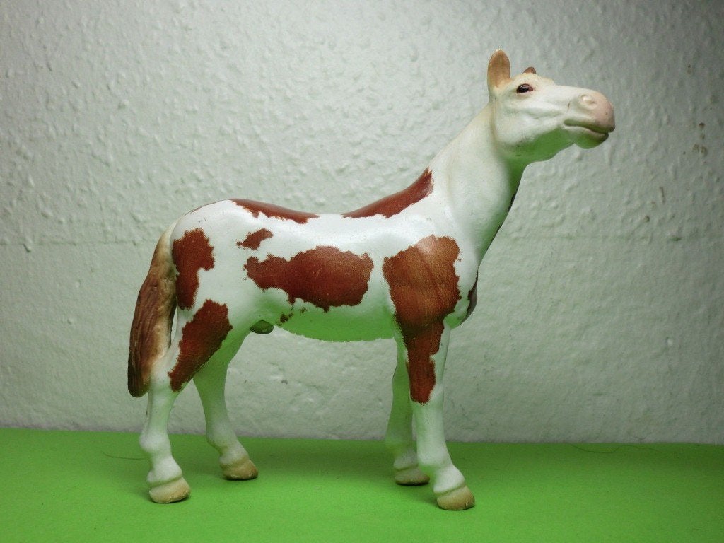 Schleich 13241 pinto hengst, dierfiguur, Ophalen of Verzenden, Gebruikt, Paard, Beeldje of Figuurtje