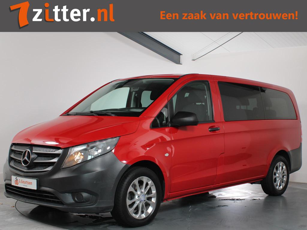 Mercedes-Benz Vito Tourer 109 CDI Base Lang 8-Persoons, Airc, Auto's, Mercedes-Benz, Voorwielaandrijving, Euro 5, Stof, Gebruikt