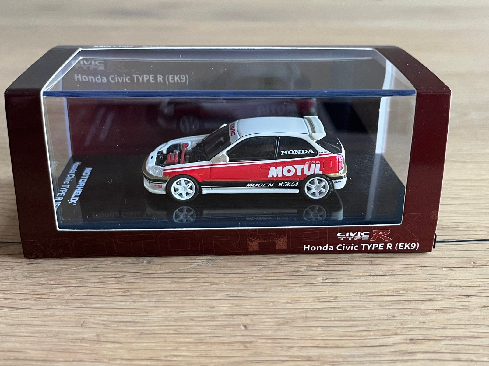 1:64 Motorhelix Honda Civic Type R (EK9) Motul, Ophalen of Verzenden, Nieuw, Auto