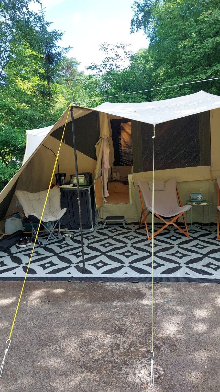Holtkamper Flyer - Compacte en comfortabele vouwwagen, Caravans en Kamperen, Vouwwagens, Holtkamper, tot en met 4, Beige, Aanwezig