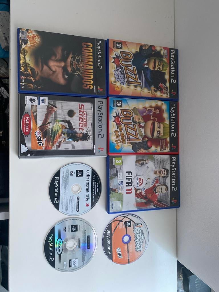 Playstation 2 games (8 stuks), Spelcomputers en Games, Games | Sony PlayStation 2, Ophalen, Gebruikt, Sport, 3 spelers of meer