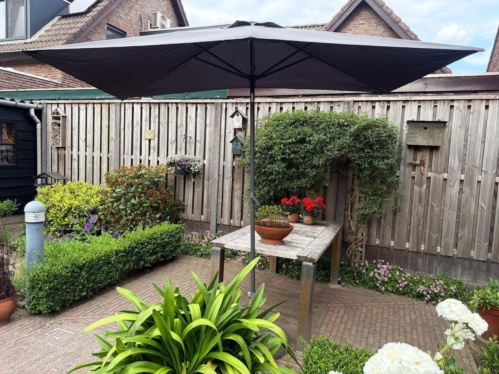 Balcon parasol balkonparasol, Ophalen, Zo goed als nieuw, 1 tot 2 meter