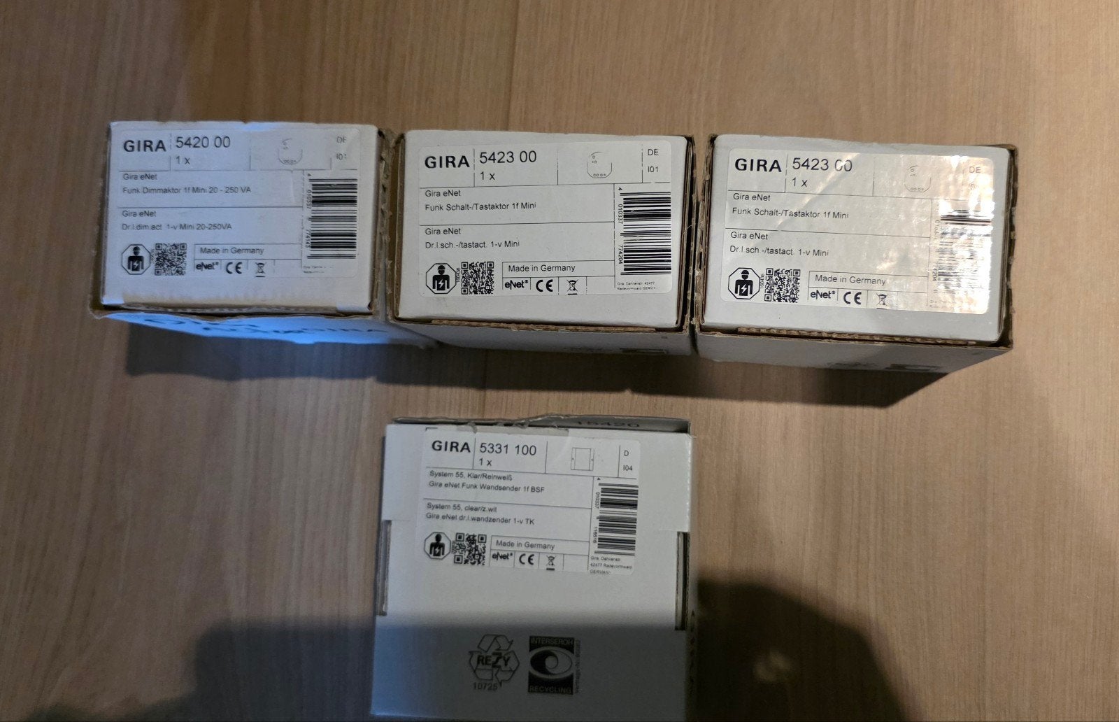 Gira Dimmers en Schakelaars - Nieuw in doos, Ophalen of Verzenden, Nieuw, Gira, Dimmer