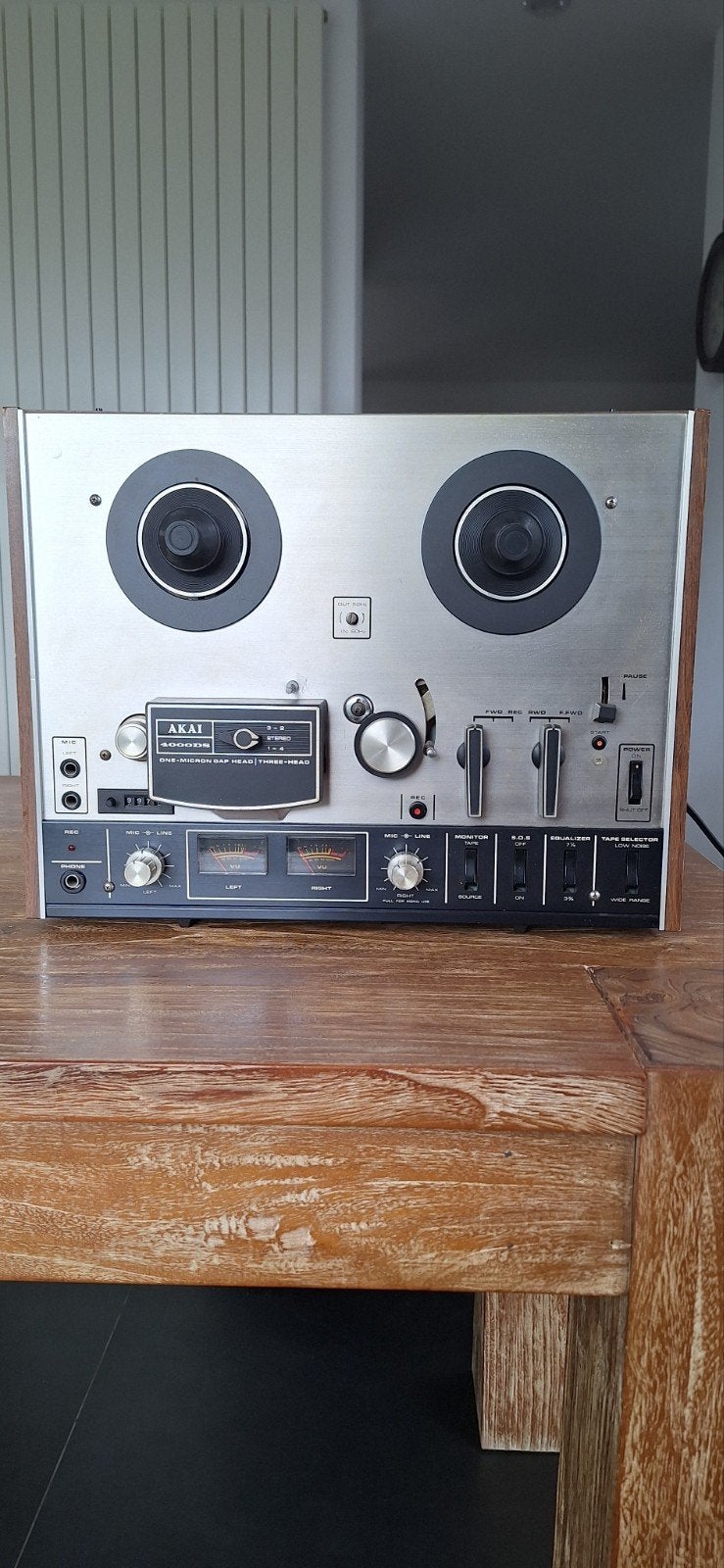 Akai 4000DS Bandrecorder met stofkap, Ophalen, Bandrecorder, Met stofkap