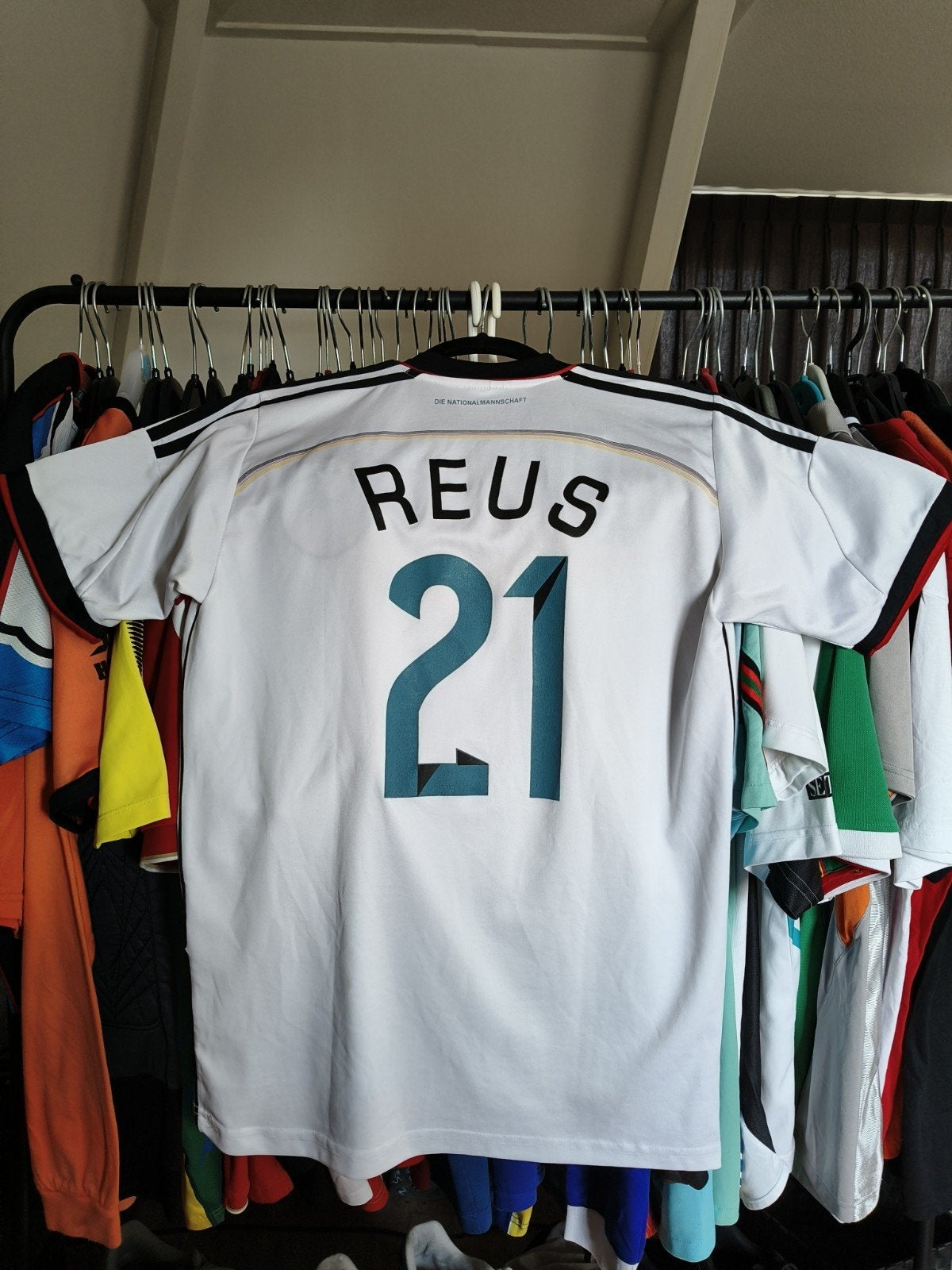 (XL Volwassenen) 2014 Thuis Adidas Climacool DFB Marco Reus, Maat XL, Ophalen of Verzenden, Gebruikt, Shirt
