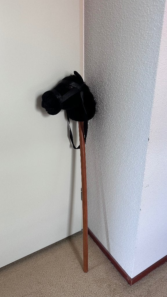Stokpaardje (zwart), Ophalen, Gebruikt